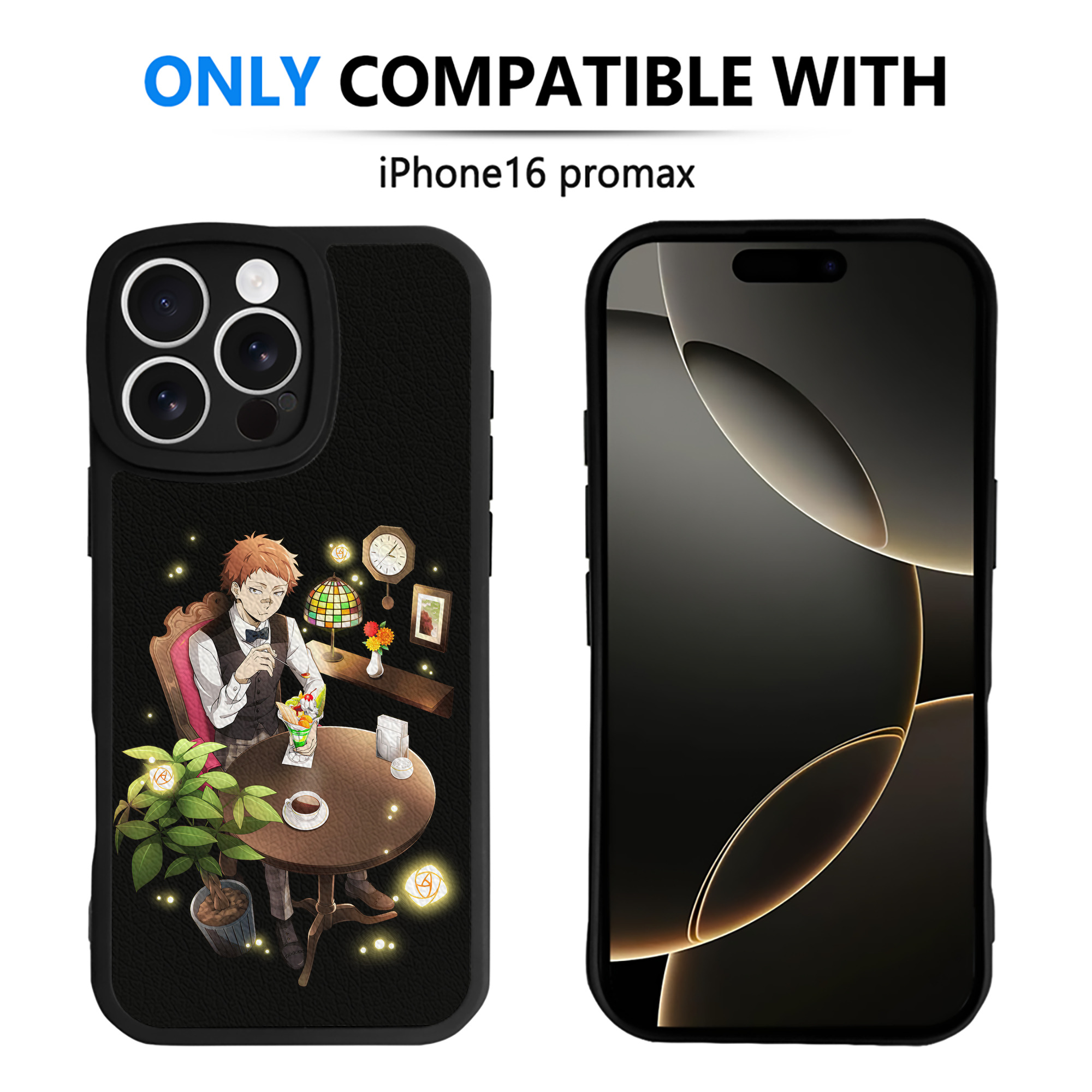 （画像用） 文豪ストレイドッグス Bungo Stray Dogs 【iPhone 16シリーズ対応】シリコンスマホケース（レザー調） 材質：シリコン